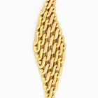 40mm x 11mm Matte Gold Flexible Diamond Connector #MFA223-General Bead