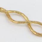 39mm x 10mm Matte Gold Three Loop Connector #MFA224-General Bead