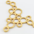 46mm Matte Gold Multi Loop Connector #MFA228-General Bead