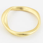 20mm Matte Gold Twisted Connector #MFA229-General Bead