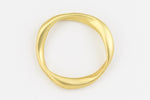 20mm Matte Gold Twisted Connector #MFA229-General Bead
