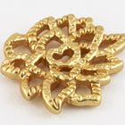 13mm Matte Gold Open Flower Connector #MFA234-General Bead