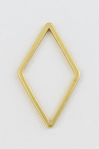 23mm Matte Gold Open Diamond Connector #MFA236-General Bead