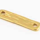 19mm x 4mm Matte Gold Distressed Rectangle Link #MFA241-General Bead