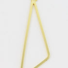 45mm x 15mm Matte Gold Open Triangle Drop #MFA243-General Bead