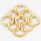 20mm Matte Gold Interlinked Loop Connector #MFA245-General Bead