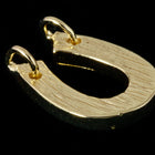 11mm Gold Horseshoe Pendant #MFA259-General Bead