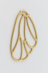 40mm Matte Gold Butterfly Wing Connector/Pendant #MFA266-General Bead
