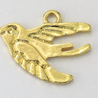 15mm Gold Swallow Charm #MFA279-General Bead