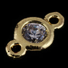 8.5mm Gold Cubic Zirconia Link #MFA292-General Bead