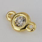 8.5mm Gold Cubic Zirconia Link #MFA292-General Bead