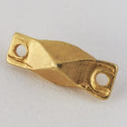 9mm x 3mm Matte Gold Faceted Link #MFA294-General Bead
