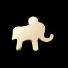 13mm Matte Gold Elephant Bead #MFA300-General Bead