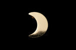 12mm Matte Gold Crescent Moon Bead #MFA301-General Bead