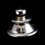 10mm Silver Tie Tack Clutch-General Bead