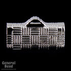 1/2 Inch Silver Tone Bar Clamp #MFB024-General Bead