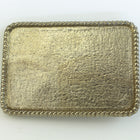 Silver 3.5”x 2” Rope Rectangle Belt Buckle #MFB075-General Bead