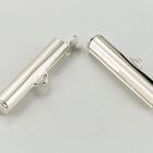 30mm Bright Silver Slide Tube #MFB114-General Bead