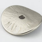 15mm Matte Silver Concave Radial Disc Bead #MFB179-General Bead