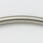 25mm Matte Silver Curved Tube Bead #MFB180-General Bead