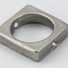 8.5mm Matte Silver Pewter Square Bead Frame #MFB194-General Bead