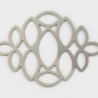 24mm x 35mm Matte Silver Filigree Connector #MFB198-General Bead