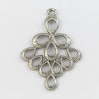 27mm Matte Silver Chandelier #MFB214-General Bead