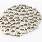 32mm Matte Silver Coral Connector #MFB215-General Bead