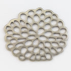 32mm Matte Silver Coral Connector #MFB215-General Bead