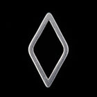 13mm Matte Silver Open Diamond Connector #MFB218-General Bead