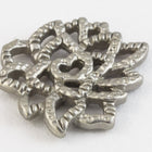 13mm Matte Silver Open Flower Connector #MFB234-General Bead