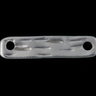 19mm x 4mm Matte Silver Distressed Rectangle Link #MFB241-General Bead