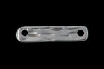 19mm x 4mm Matte Silver Distressed Rectangle Link #MFB241-General Bead