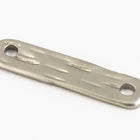 19mm x 4mm Matte Silver Distressed Rectangle Link #MFB241-General Bead