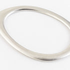 40mm x 29mm Matte Silver Oblong Link #MFB242-General Bead