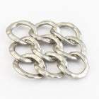 20mm Matte Silver Interlinked Loop Connector #MFB245-General Bead
