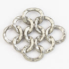 20mm Matte Silver Interlinked Loop Connector #MFB245-General Bead