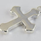18.5mm x 12.5mm Silver Cross Charm #MFB256-General Bead
