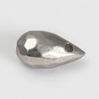 8mm x 4mm Matte Silver Faceted Teardrop #MFB269