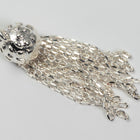 27mm Silver Chain Tassel #MFB278