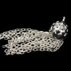 27mm Silver Chain Tassel #MFB278
