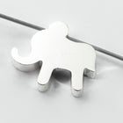 13mm Matte Silver Elephant Bead #MFB300-General Bead