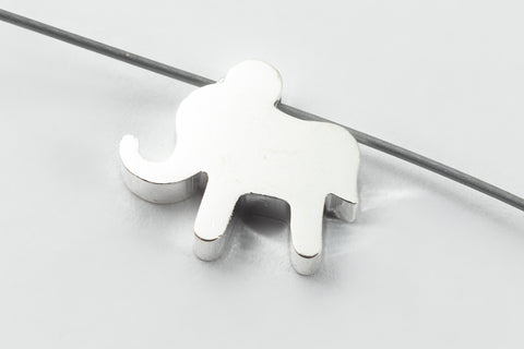 13mm Matte Silver Elephant Bead #MFB300-General Bead