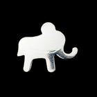 13mm Matte Silver Elephant Bead #MFB300-General Bead