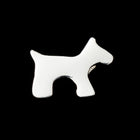 10mm Matte Silver Scottish Terrier Bead #MFB302-General Bead