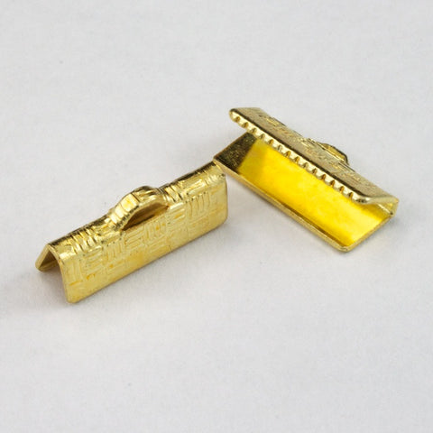 5/8 Inch Gold Tone Bar Clamp #MFC024-General Bead
