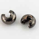 4mm Gunmetal Crimp Cover #MFC035-General Bead