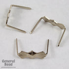11mm Silver Chandelier Bowtie Clip #MFD081-General Bead
