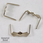 11mm Silver Chandelier Bowtie Clip #MFD081-General Bead