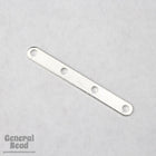 25mm Silver 4 Hole Spacer Bar-General Bead